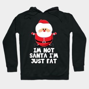 I'm Not Santa I'm Just Fat Funny Christmas Gift Big Fat Dad Hoodie